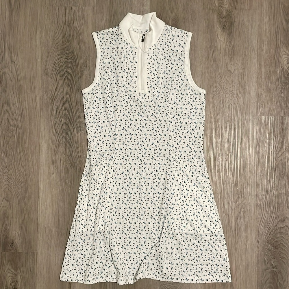 NWOT Fun Cocktail Print Athletic Dress